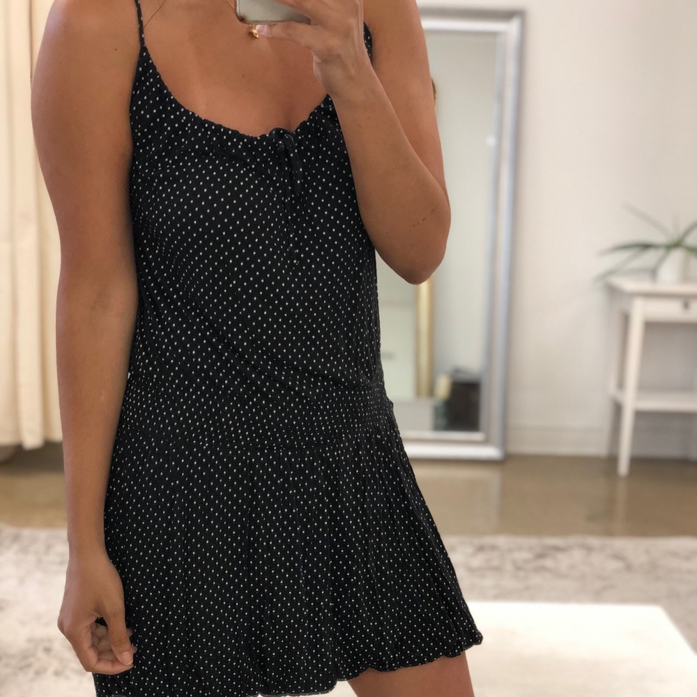 Cute mini polka dot dress